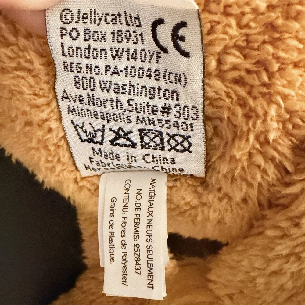 Rare Retired Jellycat Toothy Lion Plush Stuffed Animal Gold 14